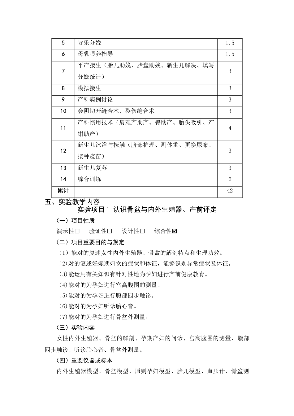 2025年助产学教学大纲_第2页