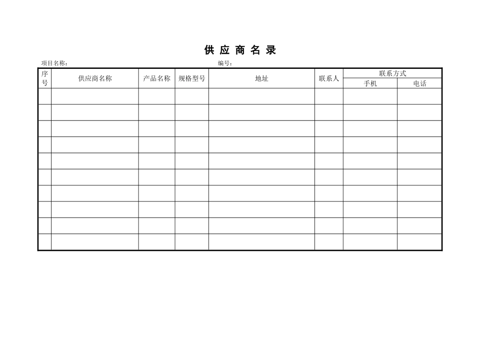 2025年供应商名录_第1页