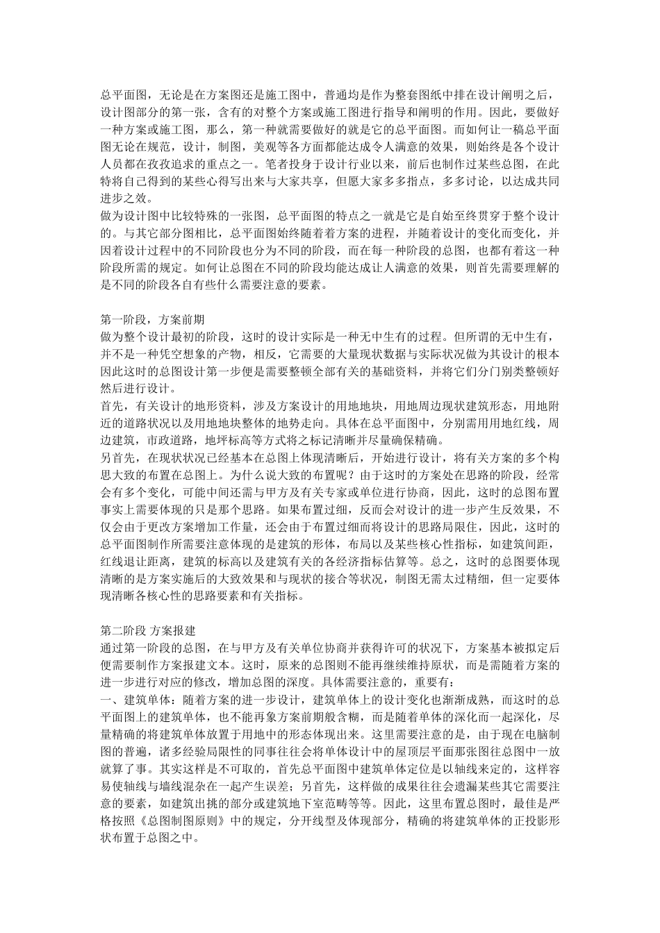 2025年总平面图  经验谈_第1页