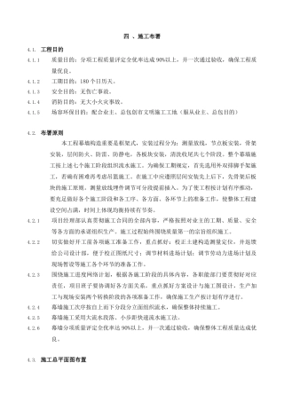 2025年门窗幕墙施工施工部署