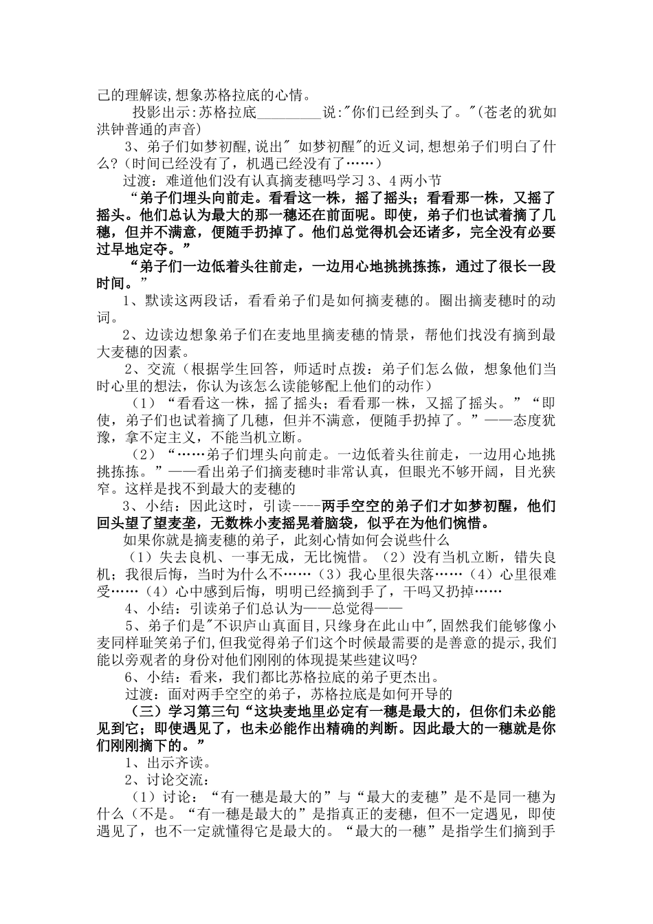 2025年最大的麦穗教案_第3页