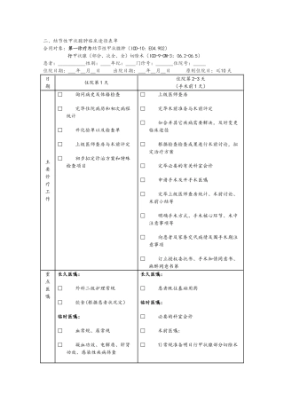 2025年结节性甲状腺肿临床路径表格单