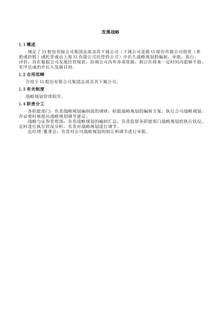 2025年内部控制手册战略制度