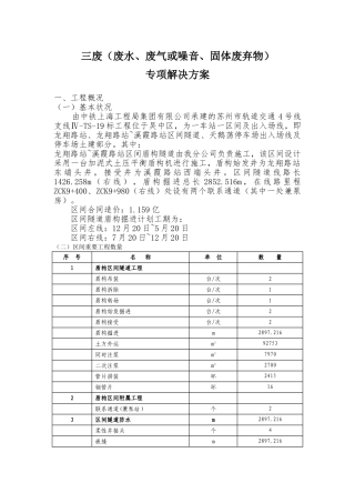 2025年三废处理专项方案