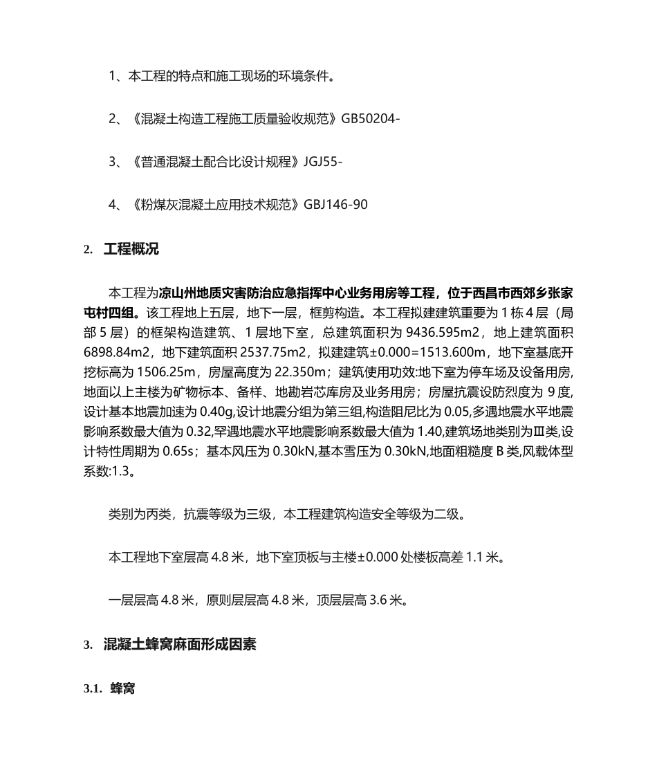 2025年混凝土蜂窝麻面处置方案_第2页