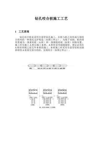 2025年钻孔咬合桩施工工艺