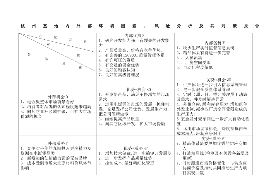 2025年公司SWOT分析报告_第2页