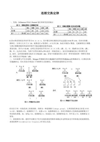 2025年连锁互换三定律讲解
