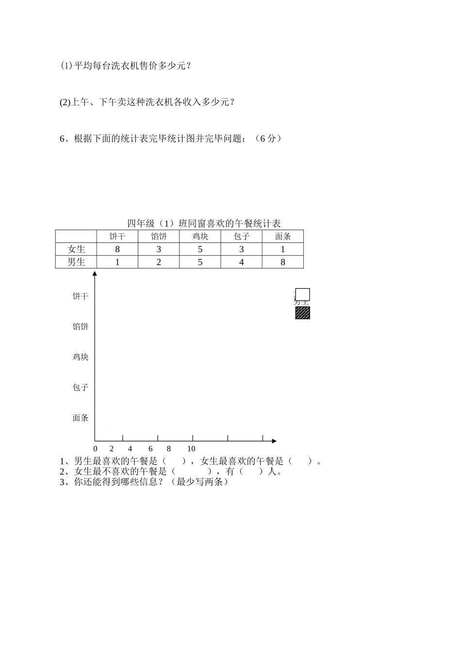 2025年数学四年级上册期末考试题_第3页
