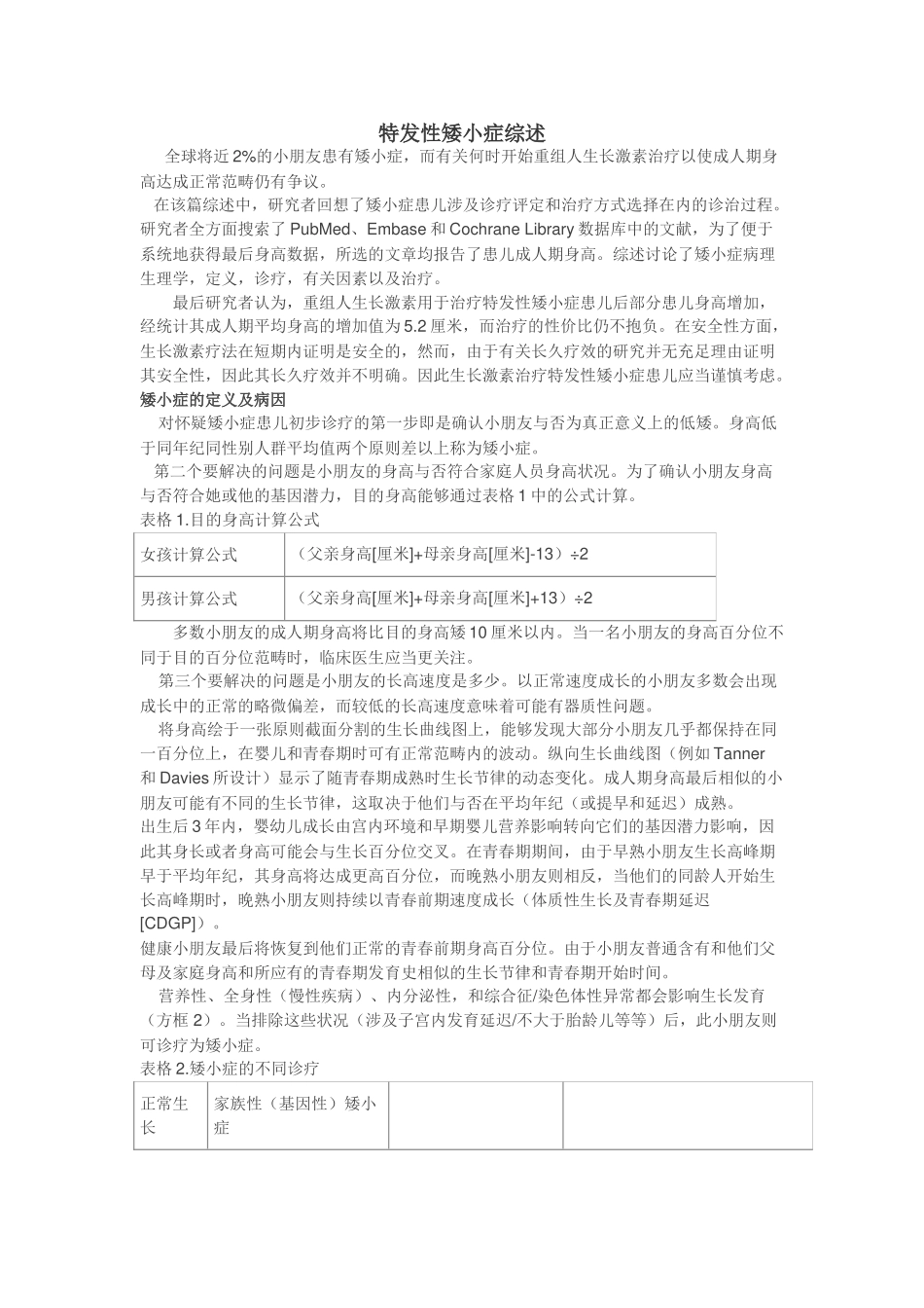 2025年特发性矮小症综述_第1页