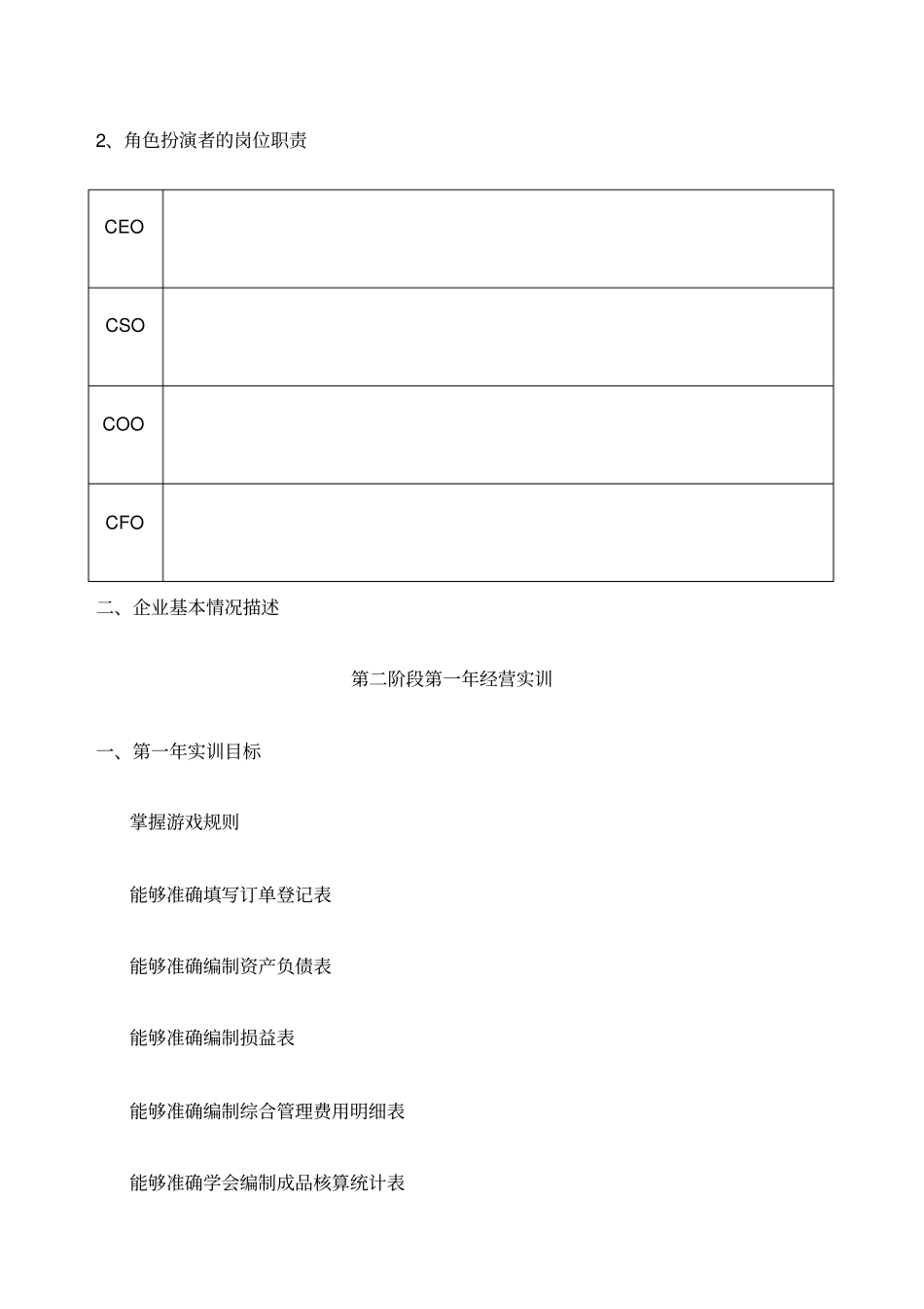 企业经营管理沙盘模拟实训过程化考核_第3页
