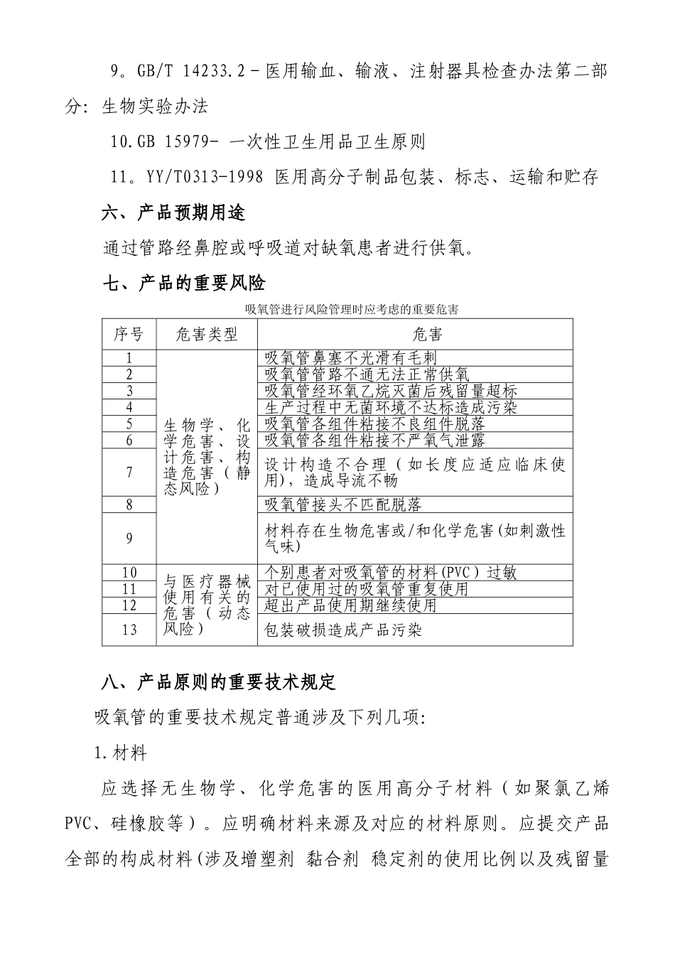 2025年吸氧管产品技术审评规范_第3页
