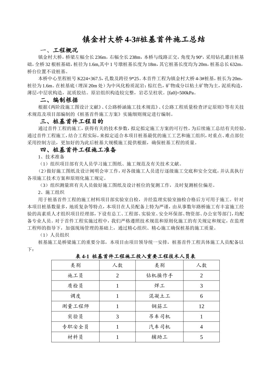 2025年桩基首件施工总结_第1页