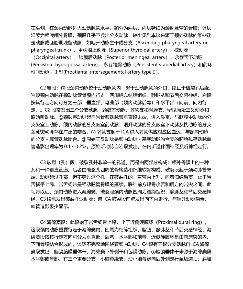 2025年颈内动脉分段解剖_第3页