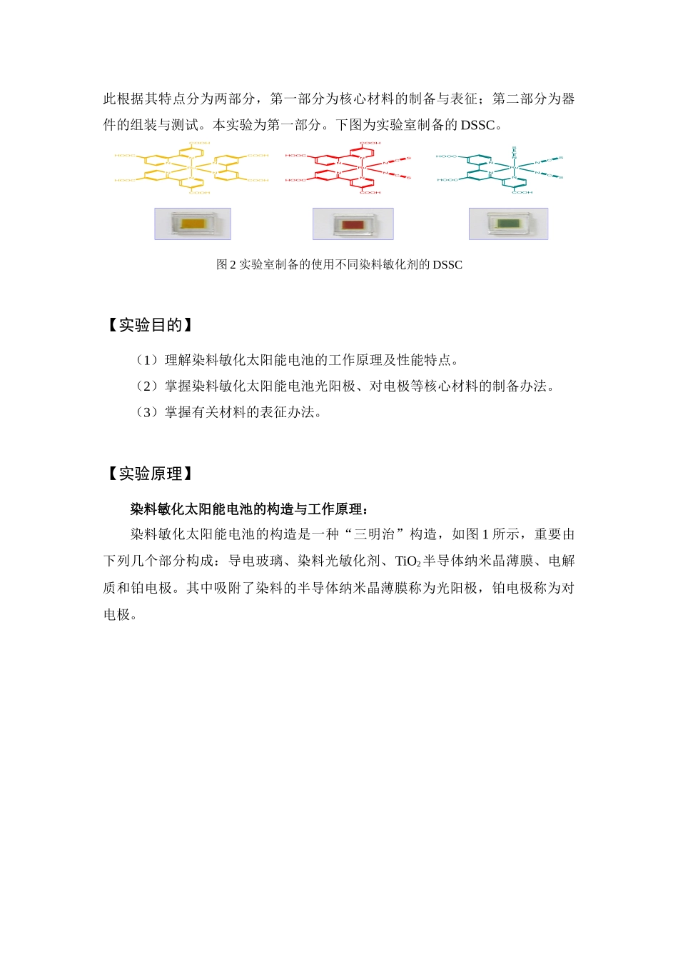 2025年染料敏化太阳能电池关键材料的制备与表征_第2页