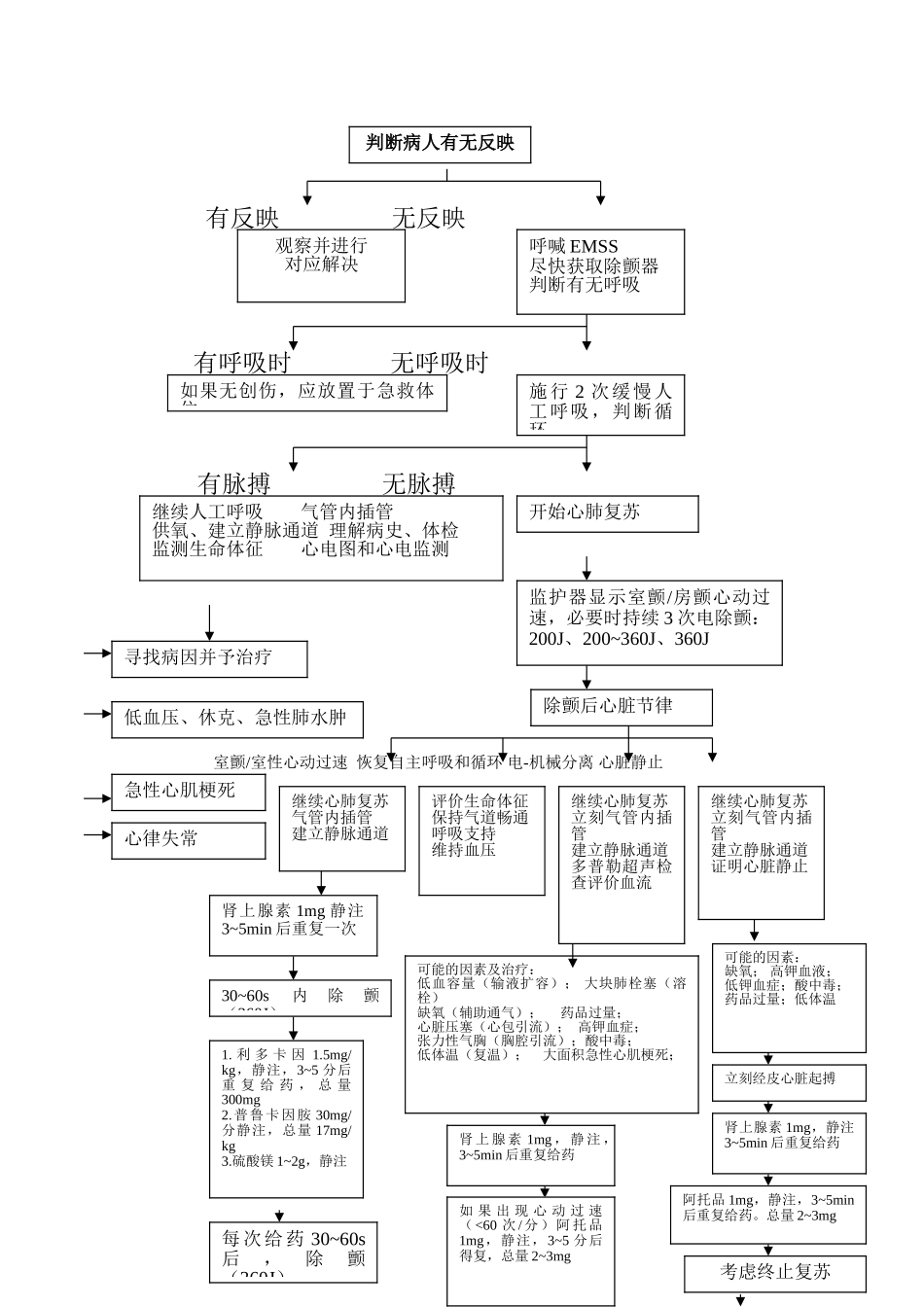 2025年心脏骤停的抢救流程图_第1页