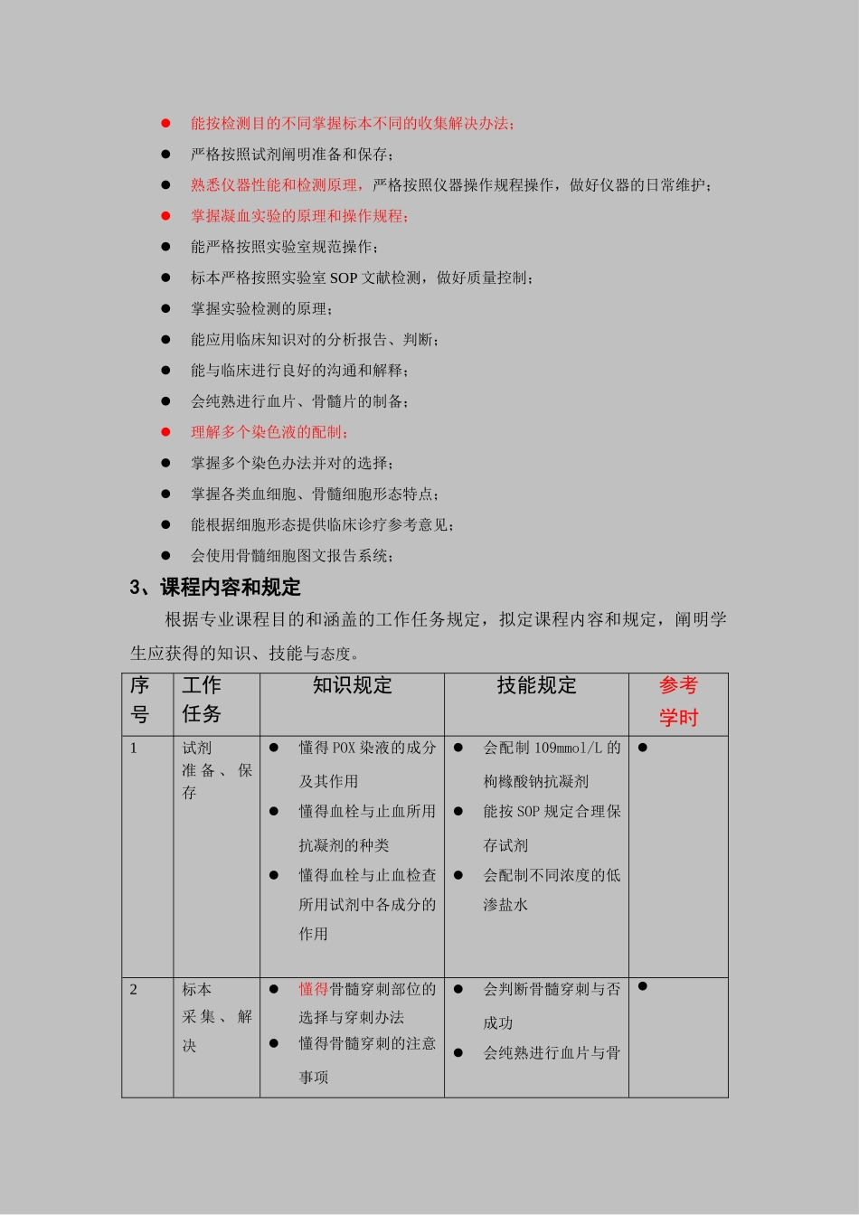 2025年血液学检验课程标准第二稿_第2页