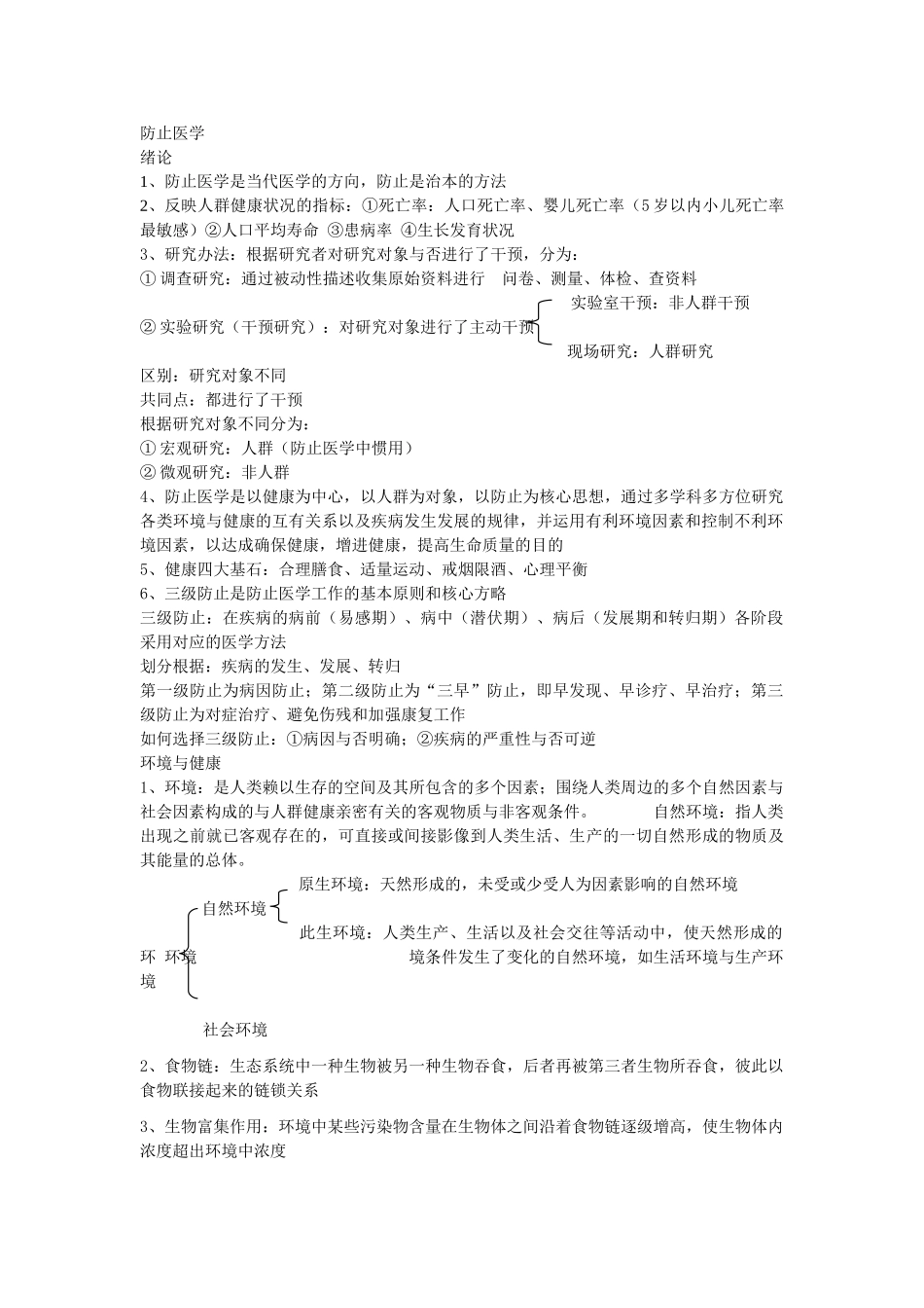 2025年预防医学重点_第1页