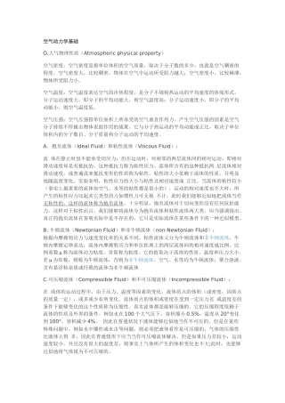 2025年空气动力学及Ansys基础