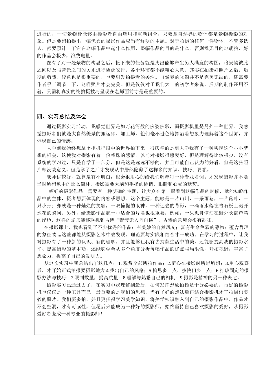 2025年摄影实习报告_第3页