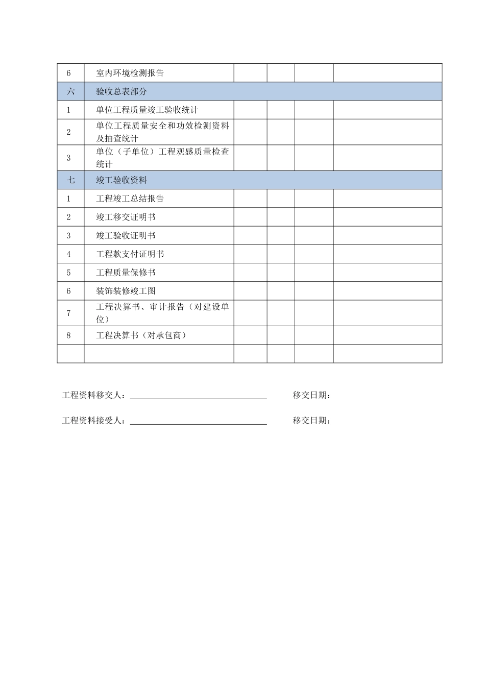 2025年工程资料归档目录表_第3页