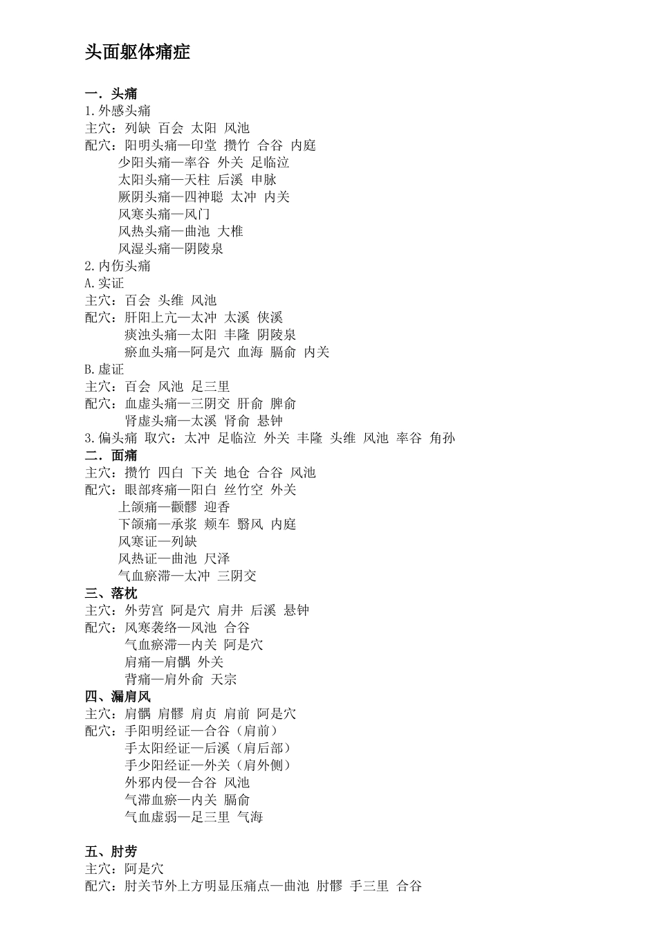 2025年针灸病症选穴_第1页