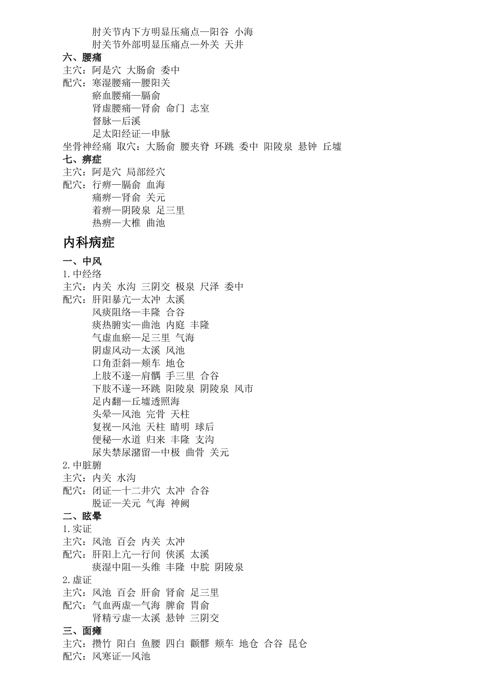 2025年针灸病症选穴_第2页
