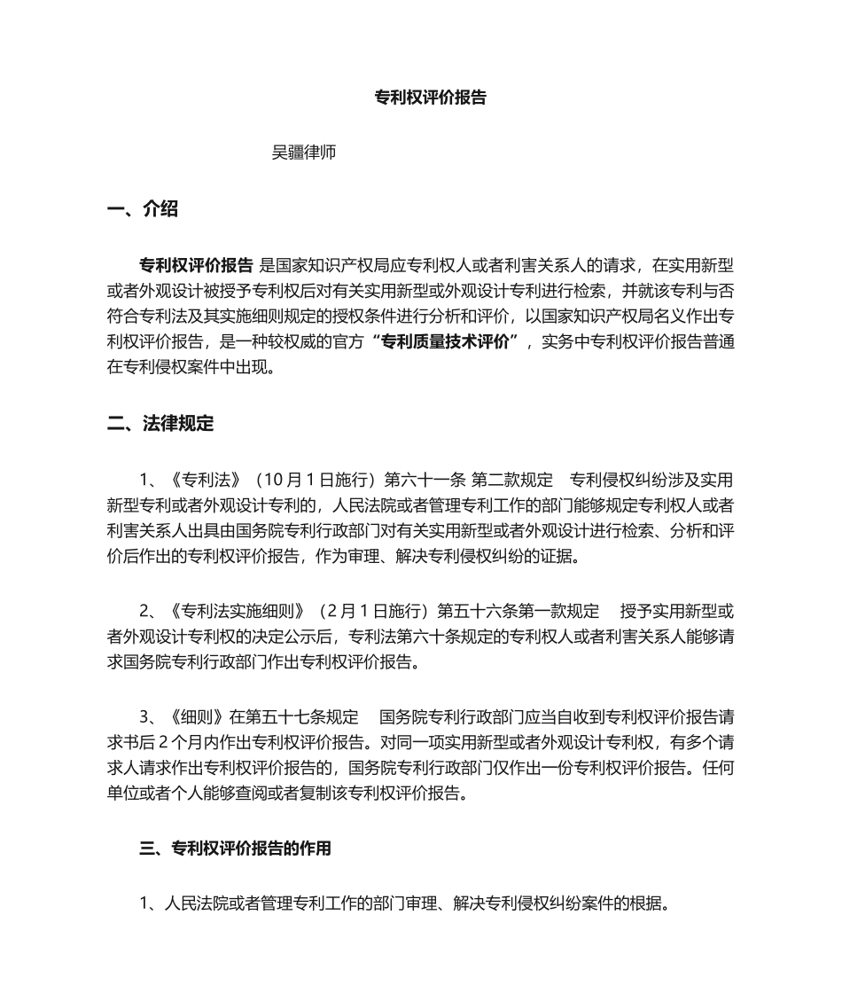 2025年专利权评价报告_第1页