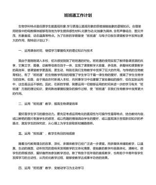 2025年班班通工作计划