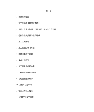 2025年钻孔灌注桩资料目录
