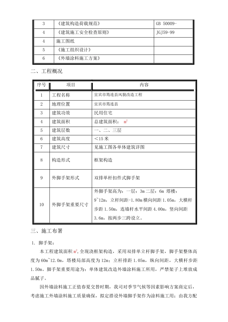 2025年外墙涂料施工脚手架方案_第3页