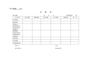 企业财务管理系列表格