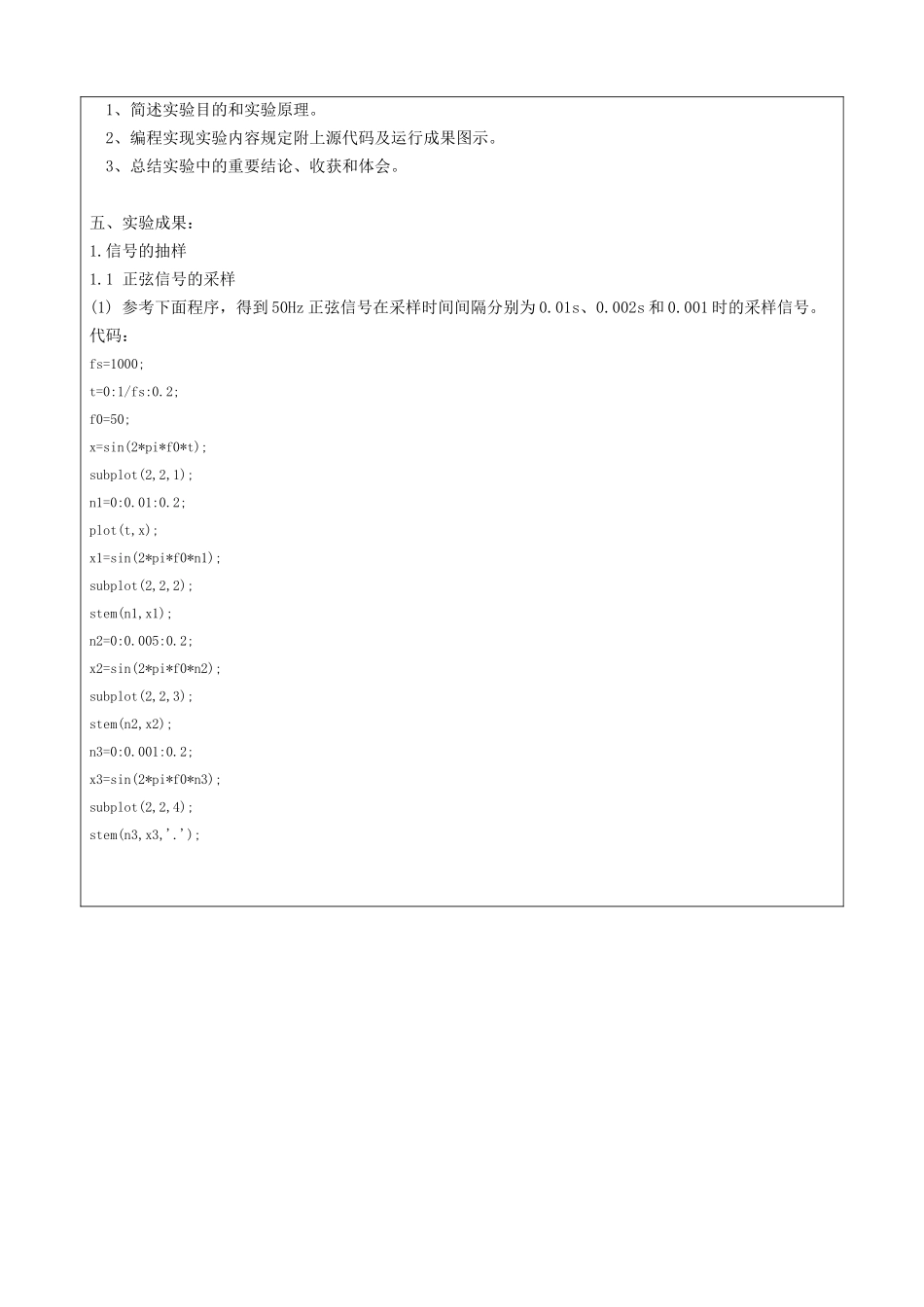 2025年信号与系统实验抽样定理与信号恢复_第3页