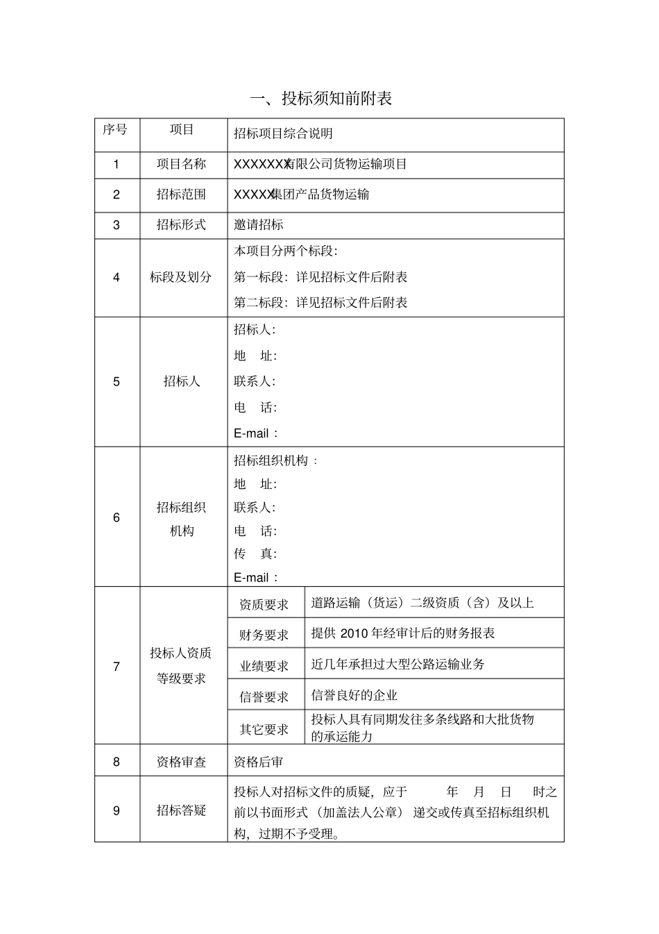 企业货运物流招标文件_第3页