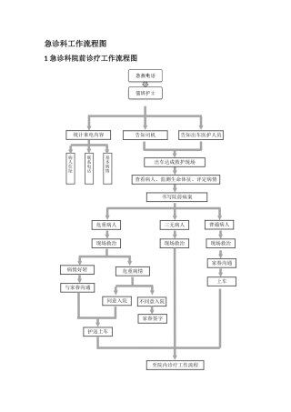 2025年急诊科工作流程图