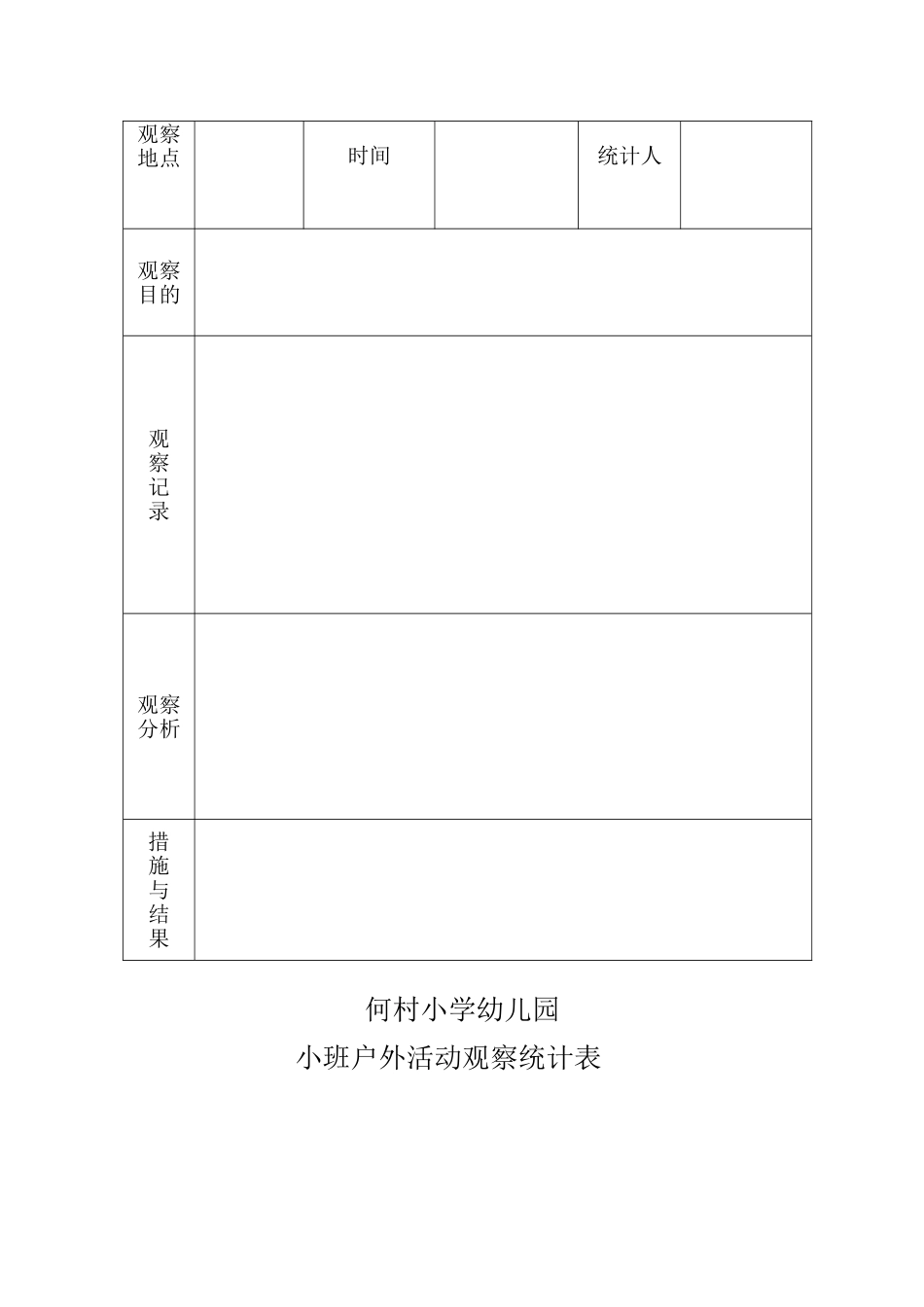 2025年户外活动观察记录表_第2页