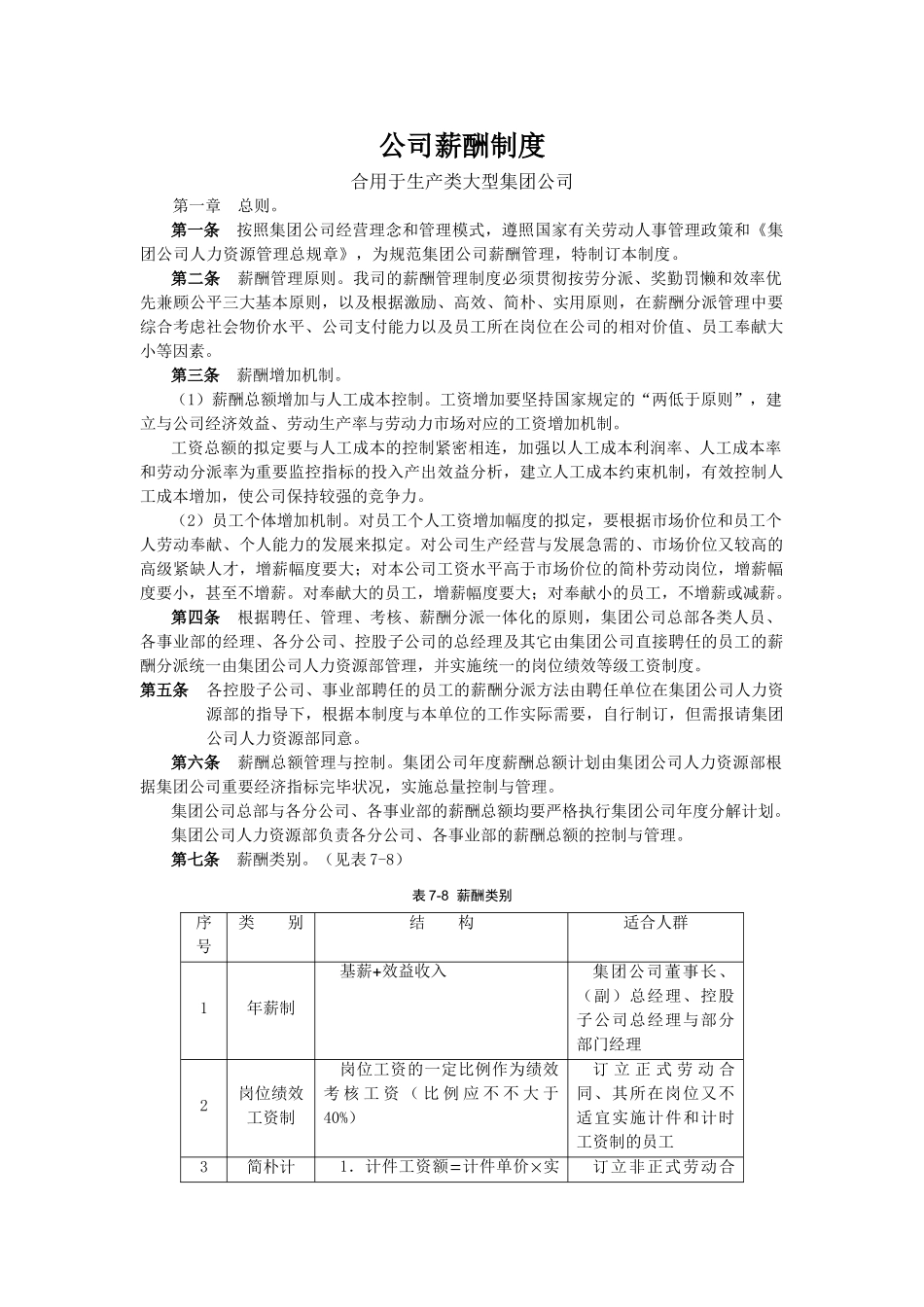 2025年企业薪酬制度_第1页