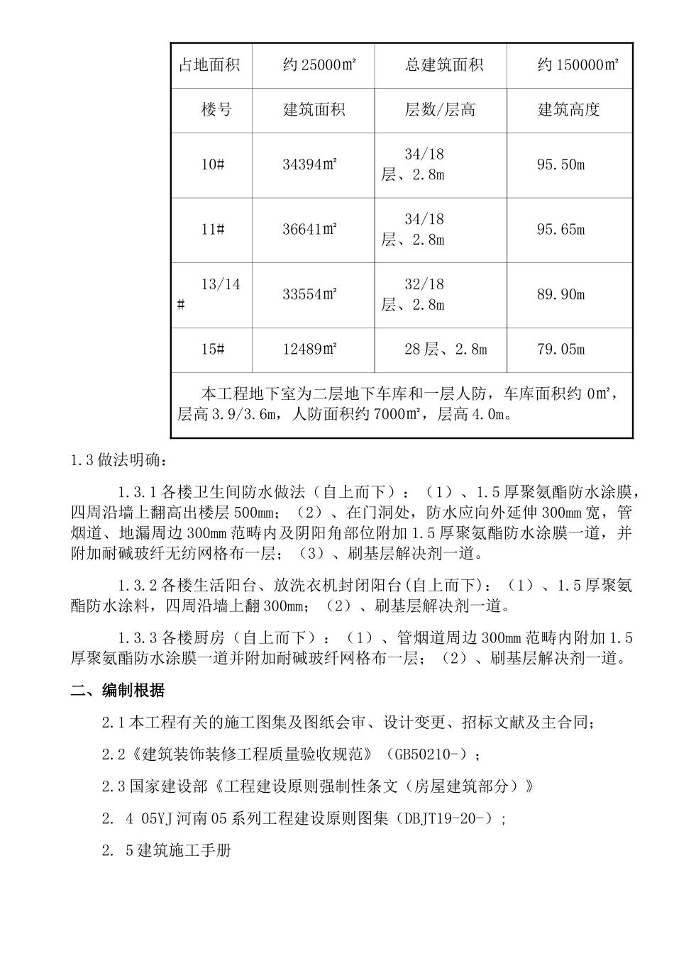 2025年卫生间厨房阳台防水施工方案_第2页