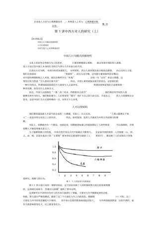 企业选人方法与心理测量技术--传统鉴人之术与心理测量实践应用-魏钧