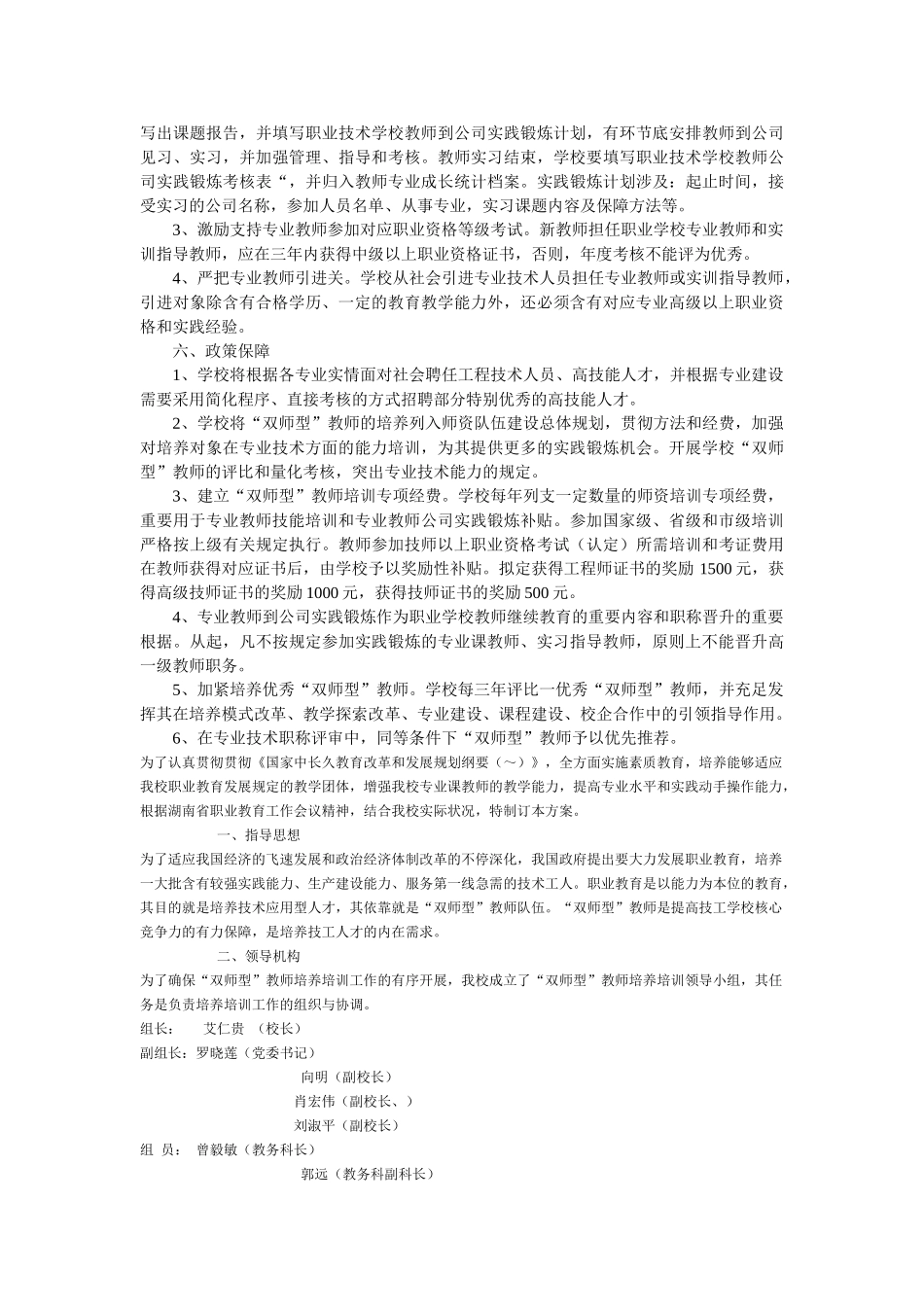 2025年双师型培养的方案_第2页