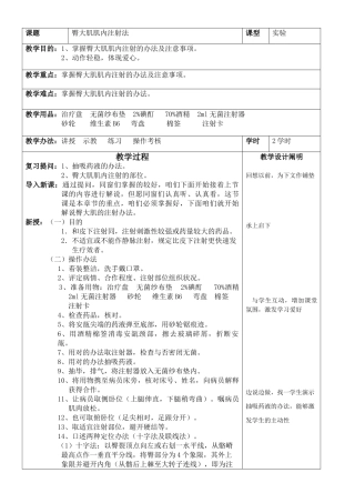 2025年肌注教案