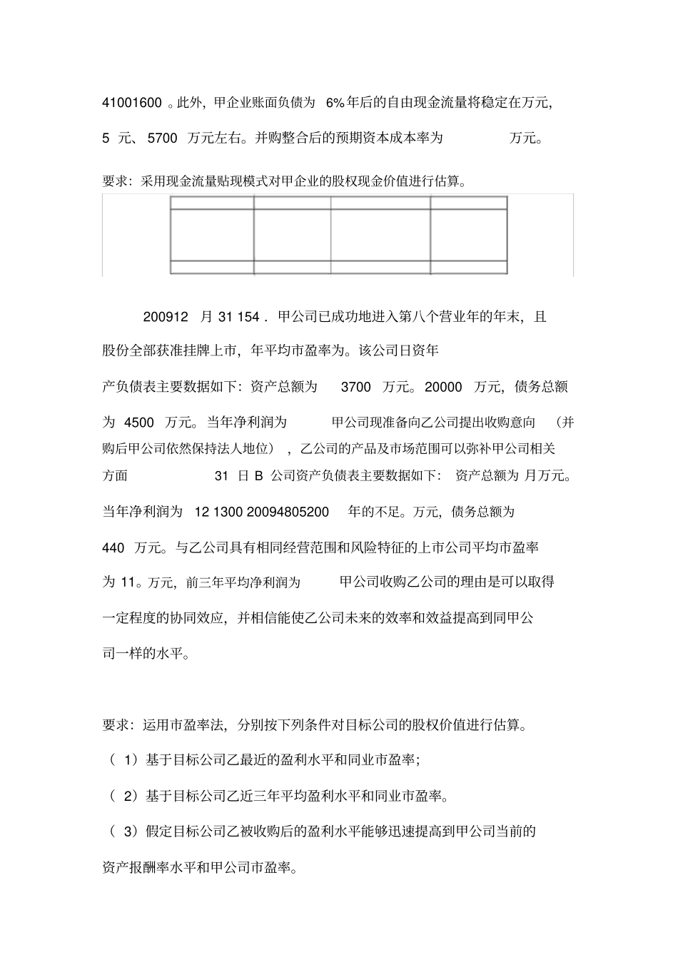 企业集团财管理计算题练习及答案_第2页