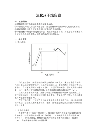 2025年流化床干燥实验