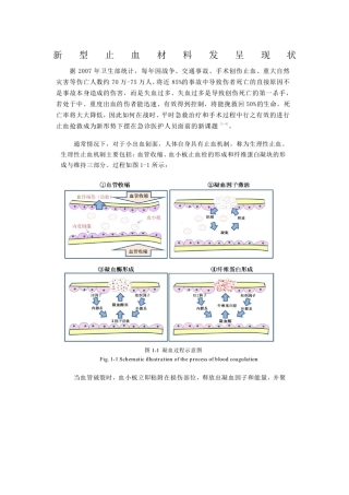 2025年新型止血材料发展现状