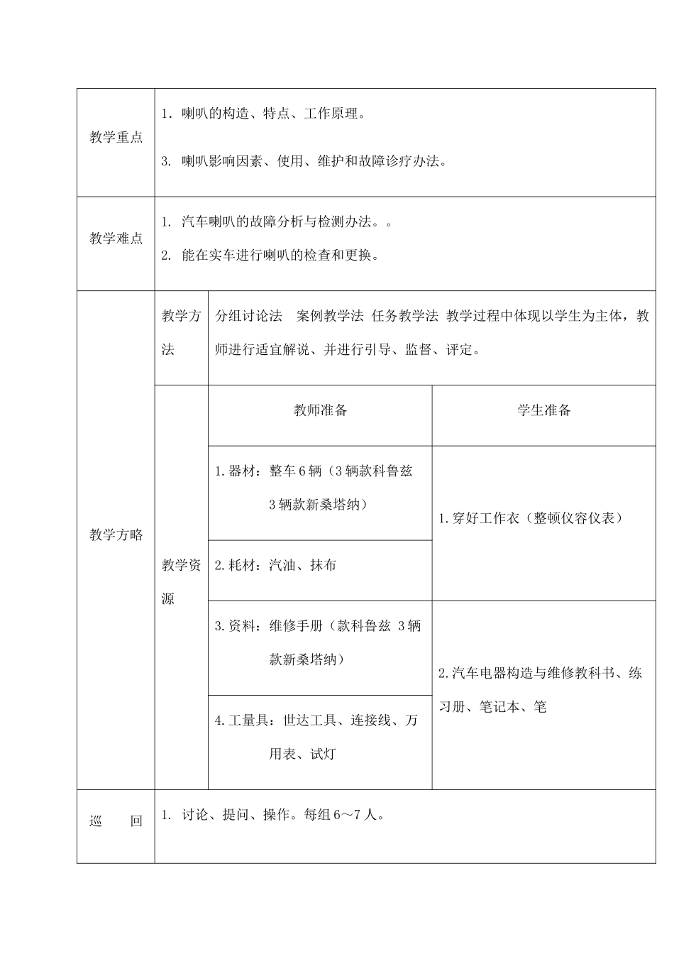 2025年汽车电器教案喇叭_第3页