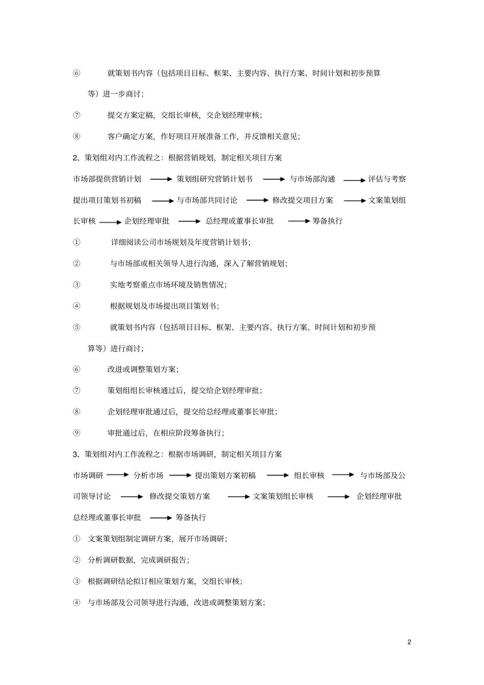 企划部工作流程参考_第2页