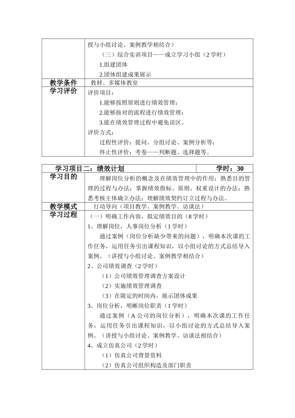 2025年绩效管理课程标准_第3页