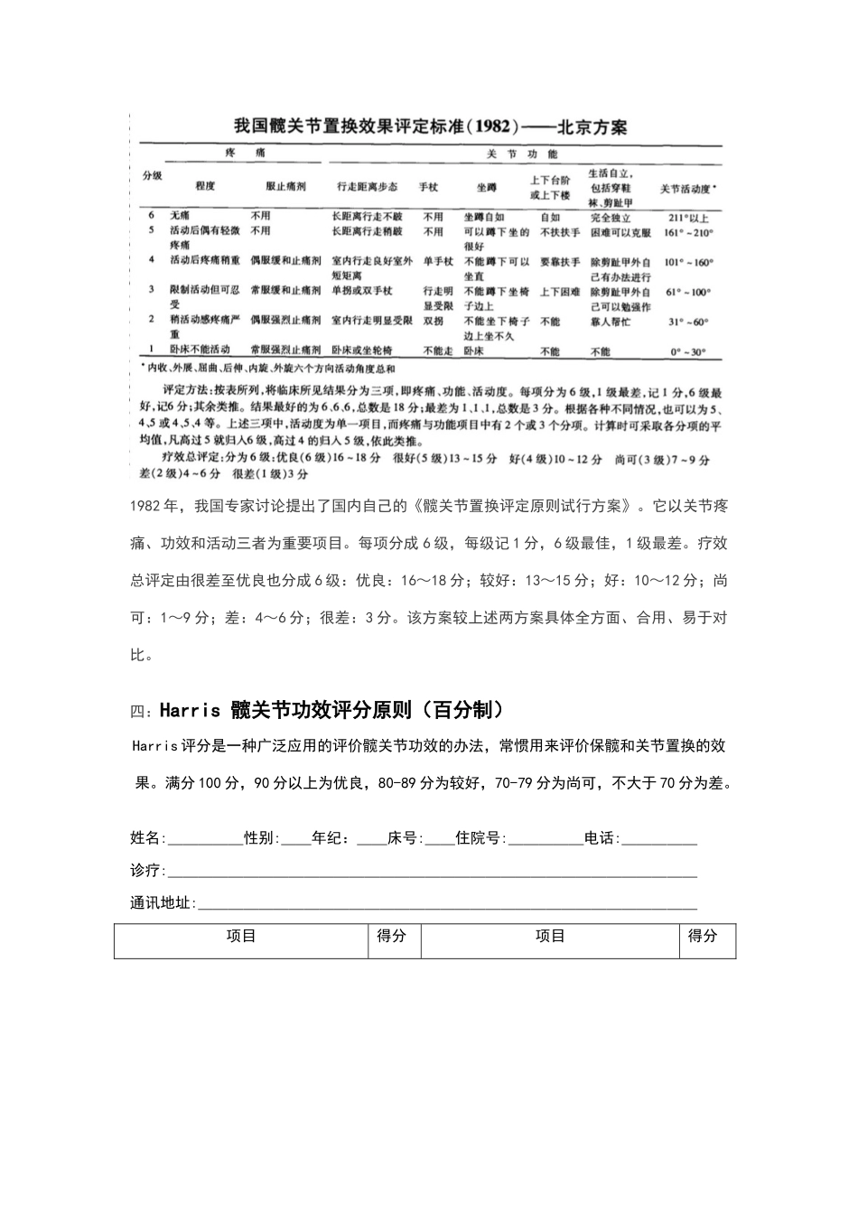 2025年髋关节评定表_第3页