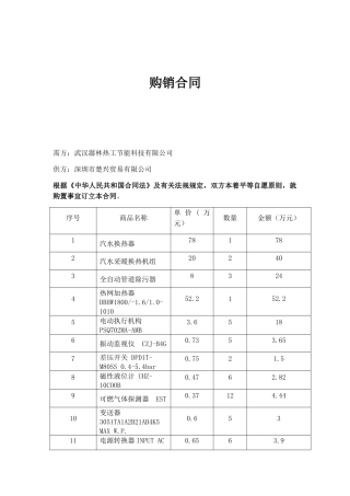 2025年新版购销合同