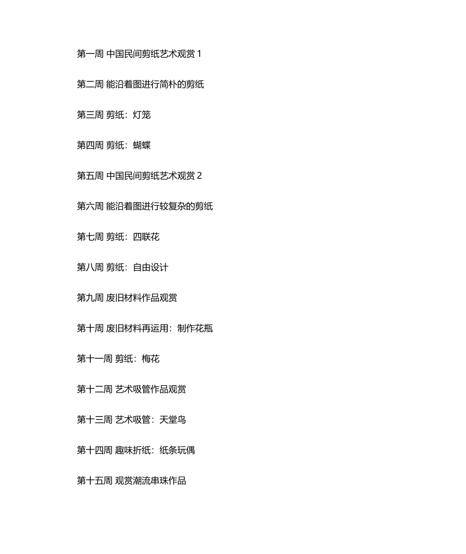 2025年手工课教学计划_第2页